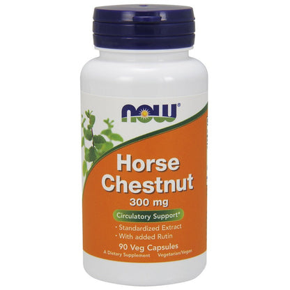 NOW Foods Horse Chestnut, 300mg - 90 vcaps