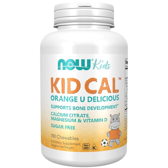 NOW Foods Kid Cal, Orange U Delicious - 100 chewables