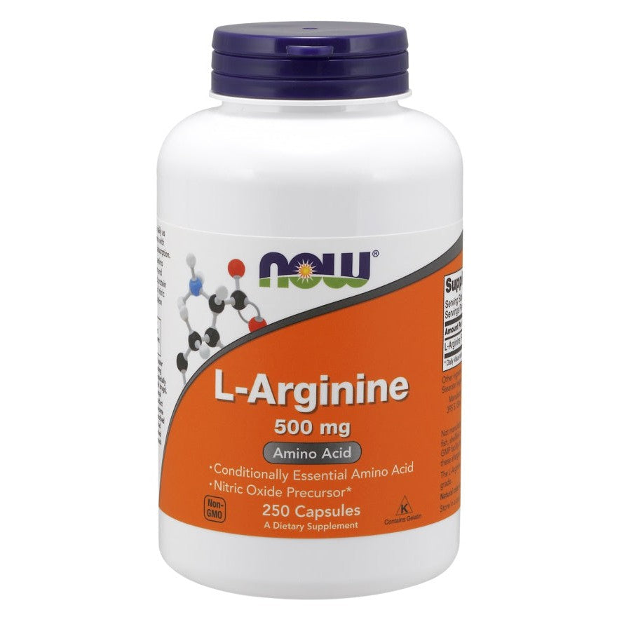 NOW Foods L-Arginine, 500mg - 250 caps