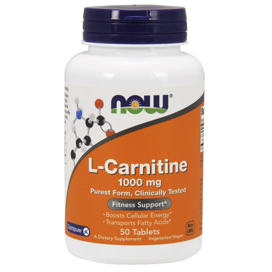 NOW Foods L-Carnitine, 1000mg - 50 tabs