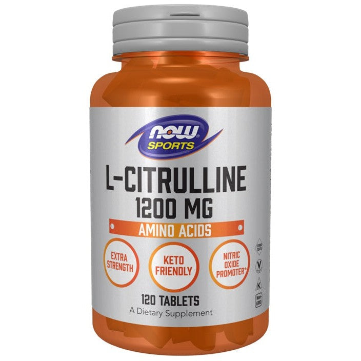 NOW Foods L-Citrulline, 1200mg Extra Strength - 120 tabs