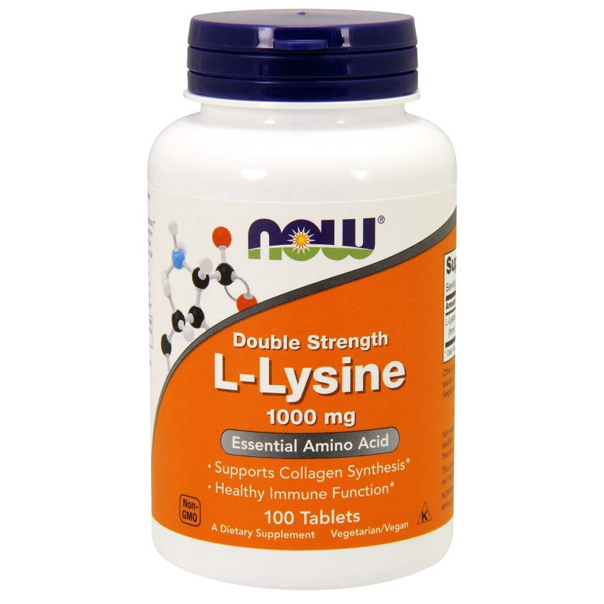 NOW Foods L-Lysine, 1000mg - 100 tabs