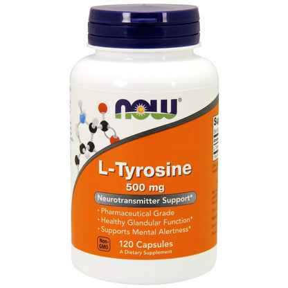 NOW Foods L-Tyrosine, 500mg - 120 caps