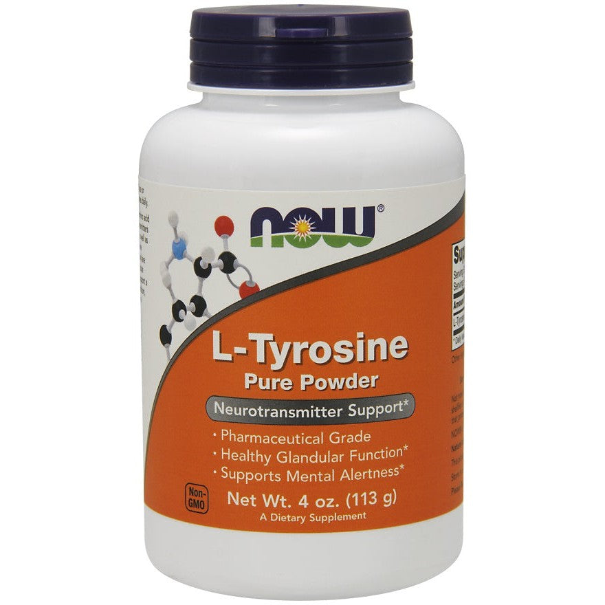 NOW Foods L-Tyrosine, Powder - 113g