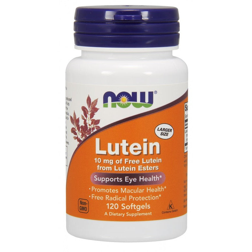 NOW Foods Lutein, 10mg - 120 softgels