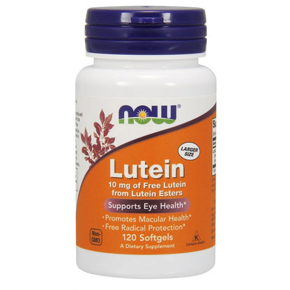 NOW Foods Lutein, 10mg - 120 softgels