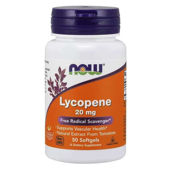 NOW Foods Lycopene, 20mg - 50 softgels
