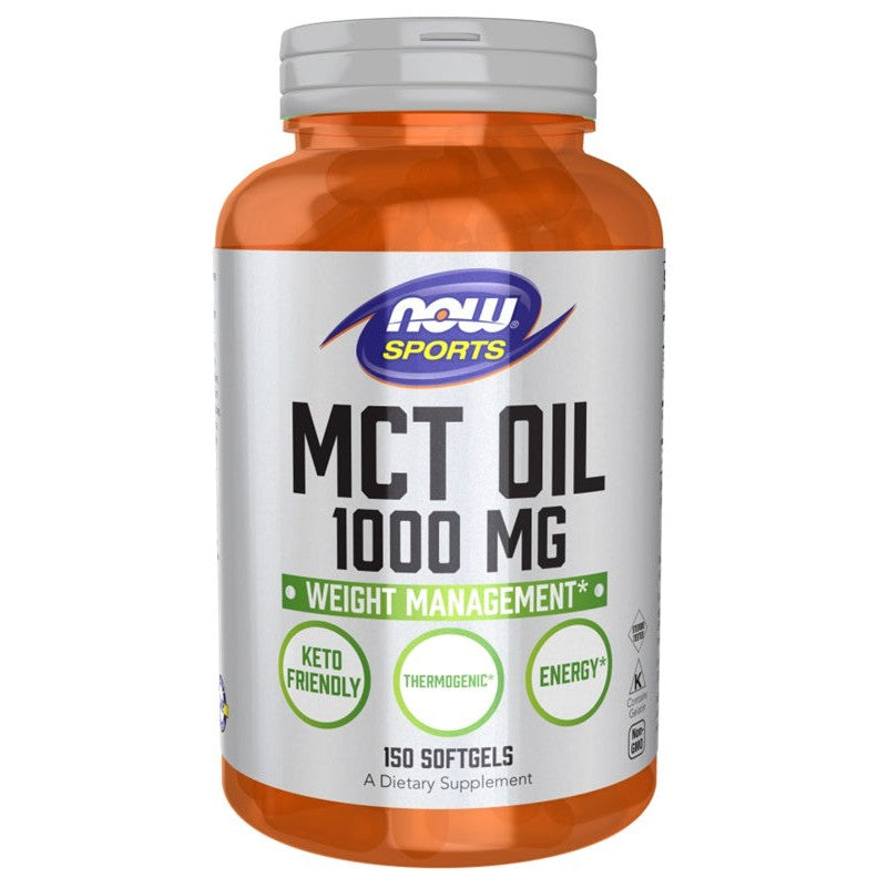 NOW Foods MCT Oil, 1000mg - 150 softgels