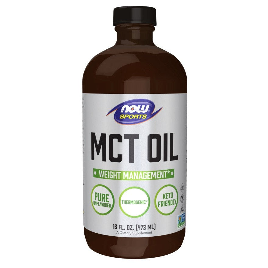 NOW Foods MCT Oil, Pure Liquid - 473 ml.