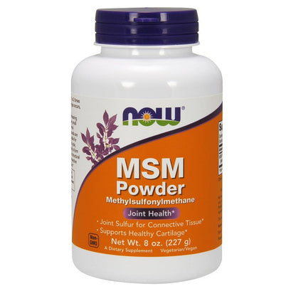 NOW Foods MSM Methylsulphonylmethane, Powder - 227g