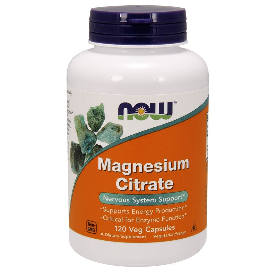 NOW Foods Magnesium Citrate, 400mg - 120 vcaps