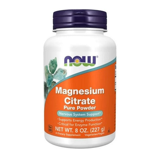 NOW Foods Magnesium Citrate, Pure Powder - 227g