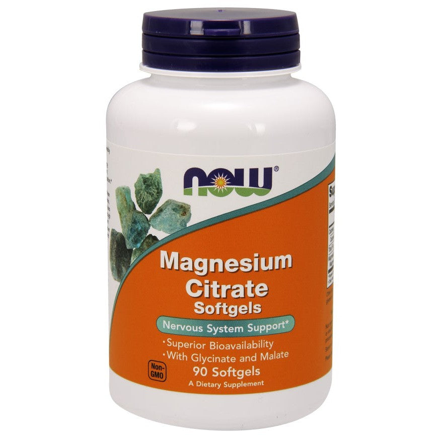 NOW Foods Magnesium Citrate Softgels - 90 softgels