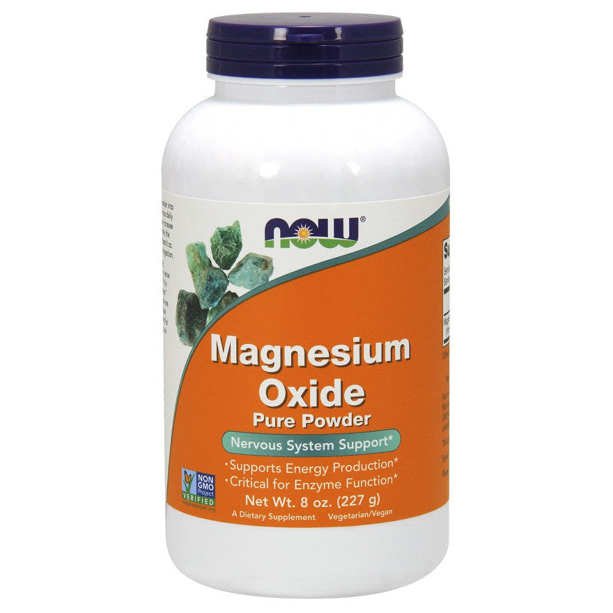 NOW Foods Magnesium Oxide, Pure Powder - 227g