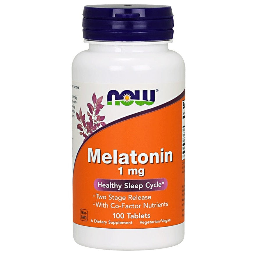 NOW Foods Melatonin, 1mg - 100 tabs
