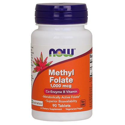 NOW Foods Methyl Folate, 1000mcg - 90 tabs