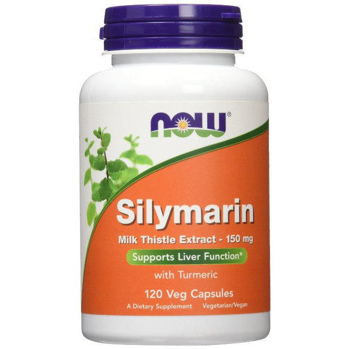 NOW Foods Milk Thistle Extract with Turmeric, 150mg - 120 vcaps