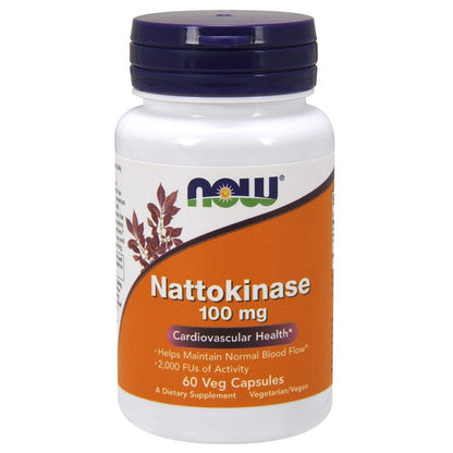 NOW Foods Nattokinase, 100mg - 60 vcaps