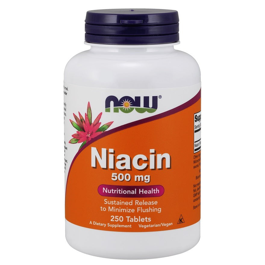 NOW Foods Niacin, 500mg - 250 tabs