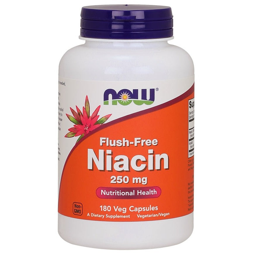NOW Foods Niacin Flush-Free, 250mg - 180 vcaps