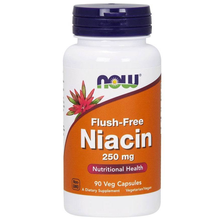 NOW Foods Niacin Flush-Free, 250mg - 90 vcaps