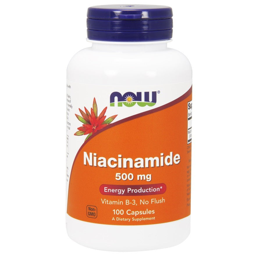 NOW Foods Niacinamide, 500mg - 100 caps