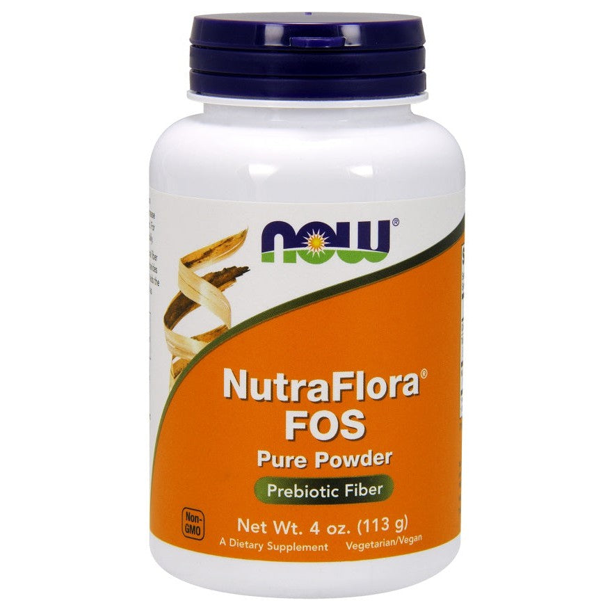 NOW Foods NutraFlora FOS, Pure Powder - 113g