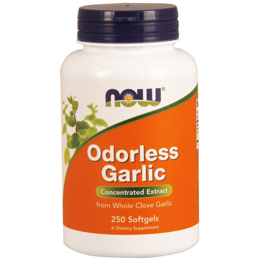NOW Foods Odorless Garlic - 250 softgels