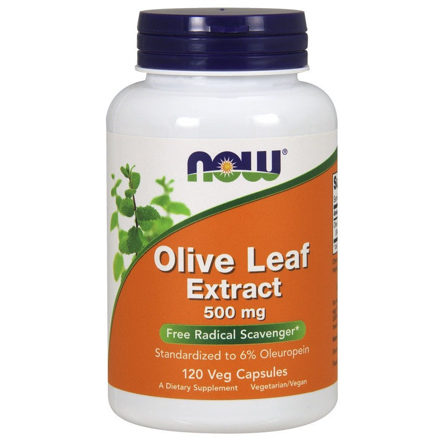 NOW Foods Olive Leaf Extract, 500mg - 120 vcaps