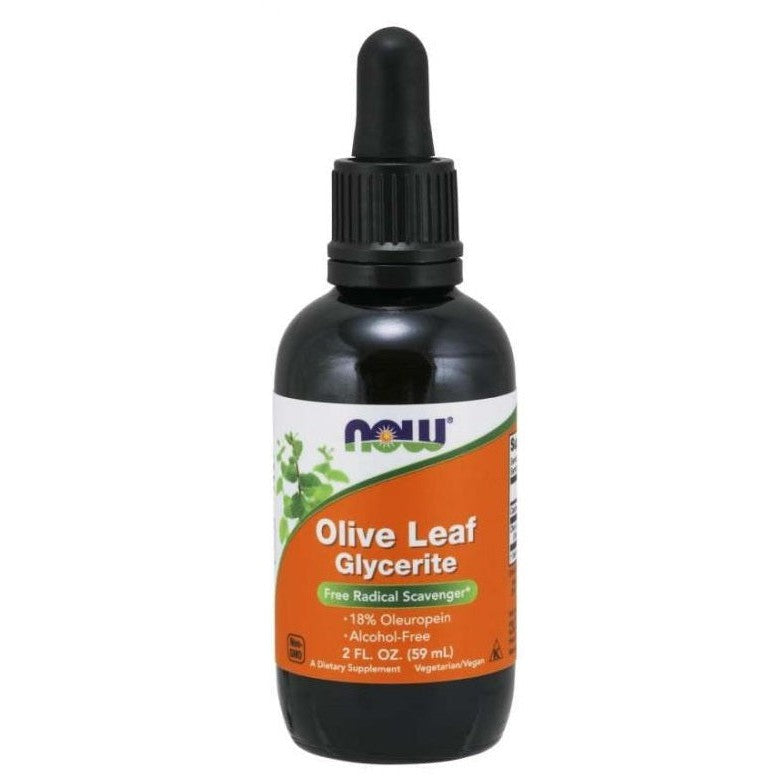 NOW Foods Olive Leaf Glycerite - 59 ml.