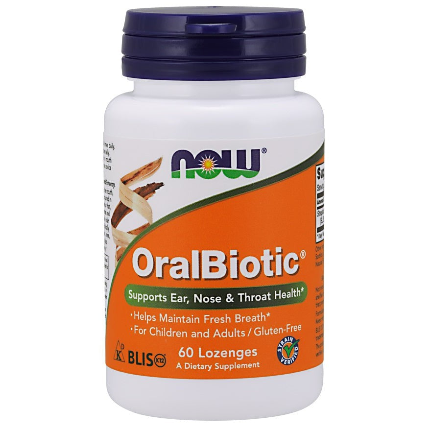 NOW Foods OralBiotic - 60 lozenges