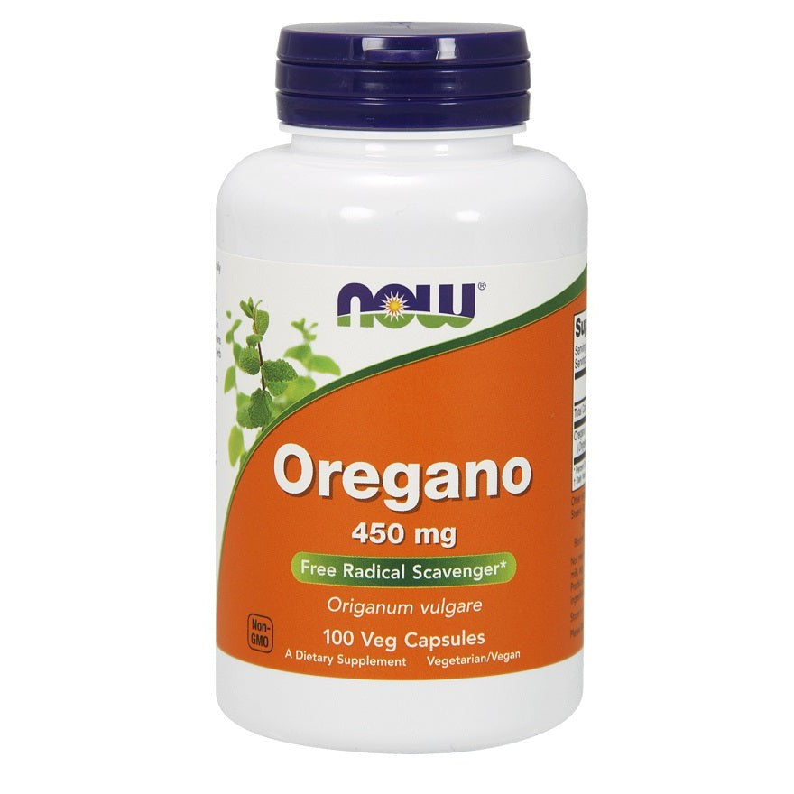 NOW Foods Oregano, 450mg - 100 vcaps