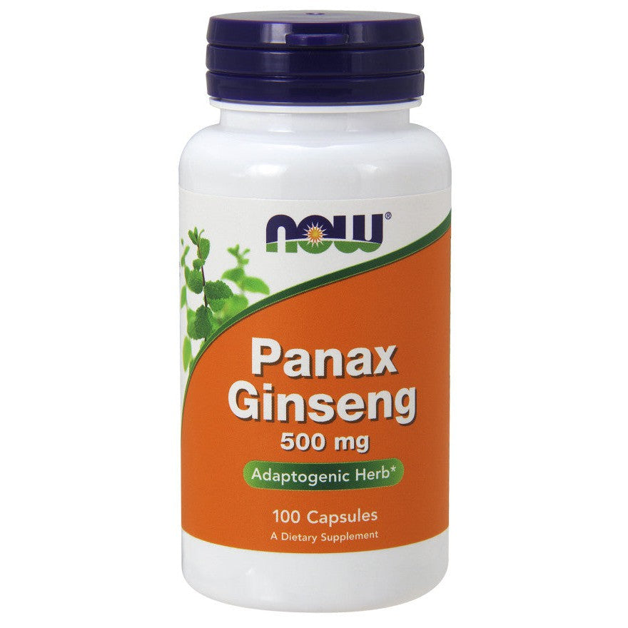 NOW Foods Panax Ginseng, 500mg - 100 caps