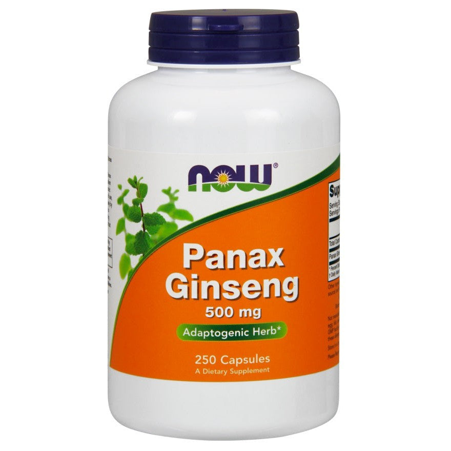 NOW Foods Panax Ginseng, 500mg - 250 caps