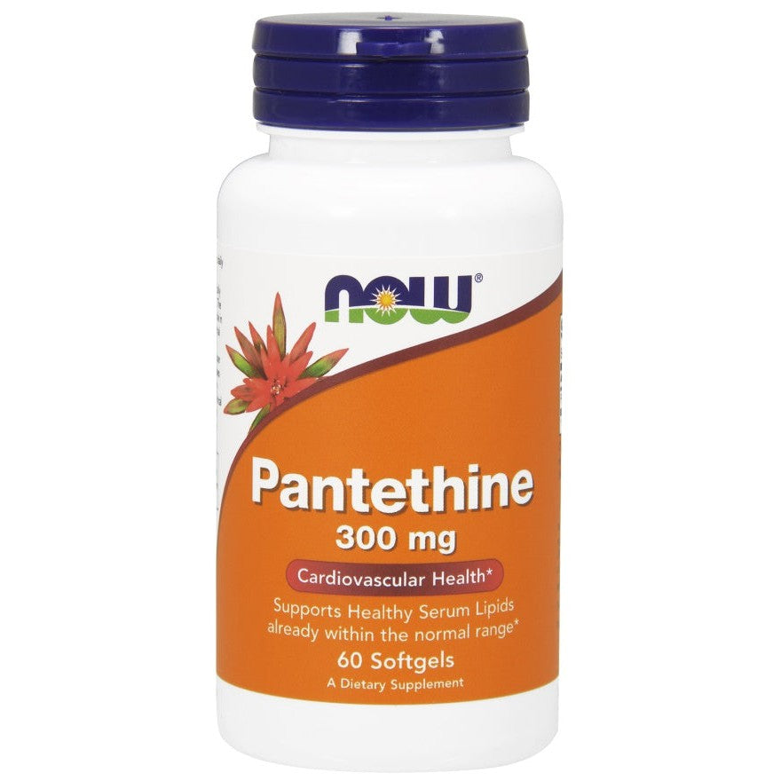 NOW Foods Pantethine, 300mg - 60 softgels