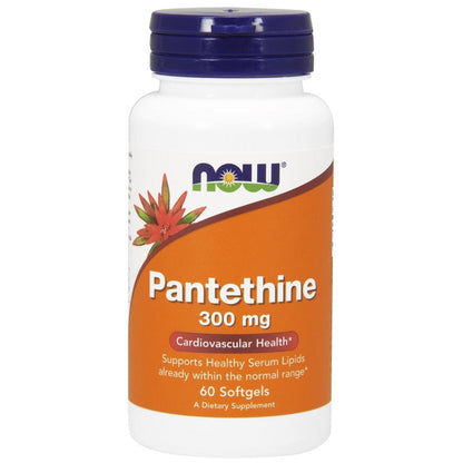 NOW Foods Pantethine, 300mg - 60 softgels