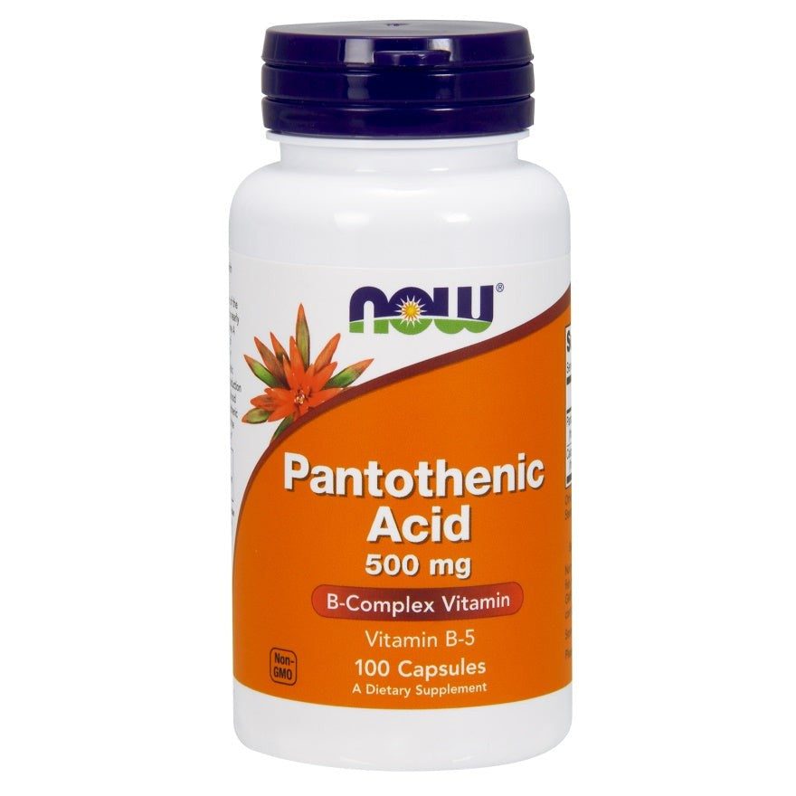 NOW Foods Pantothenic Acid, 500mg - 100 caps