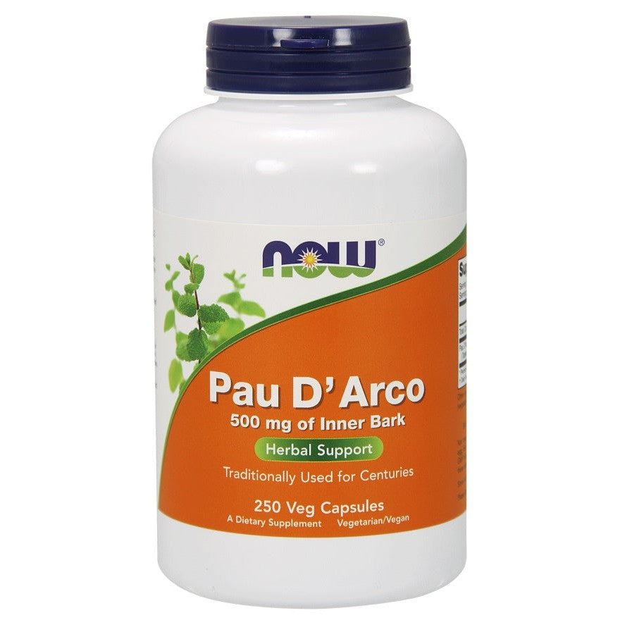NOW Foods Pau D'Arco, 500mg - 250 vcaps