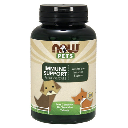 NOW Foods Pets, Immune Support - 90 chewable tablets