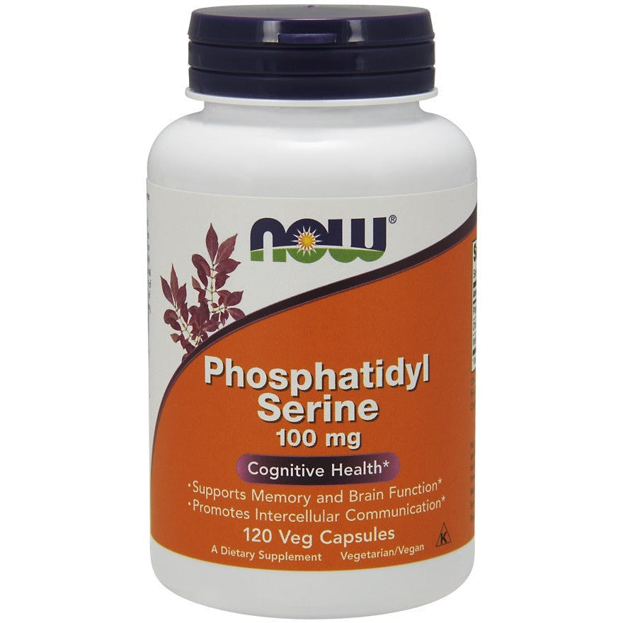 NOW Foods Phosphatidyl Serine, 100mg - 120 vcaps