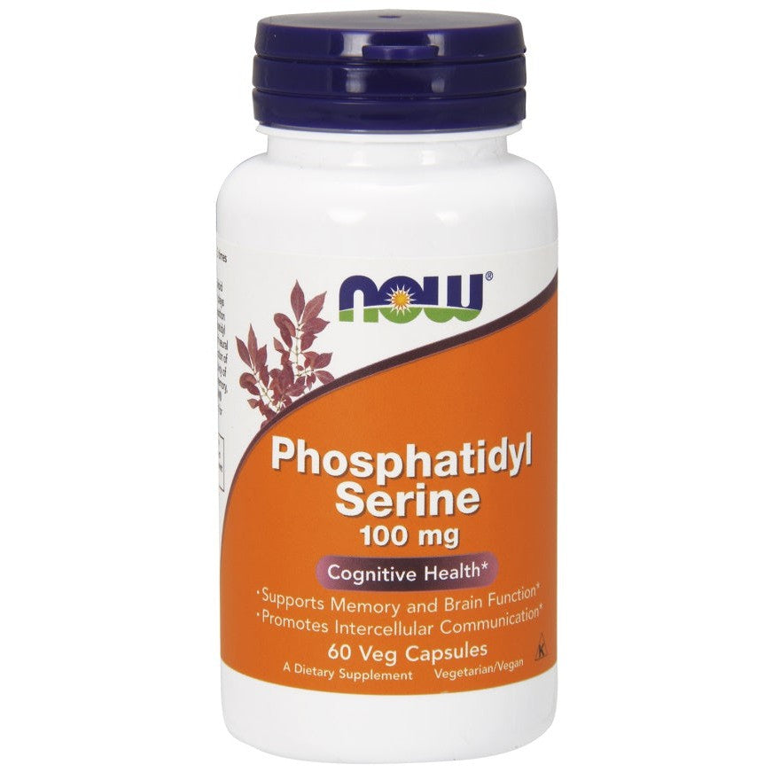 NOW Foods Phosphatidyl Serine, 100mg - 60 vcaps