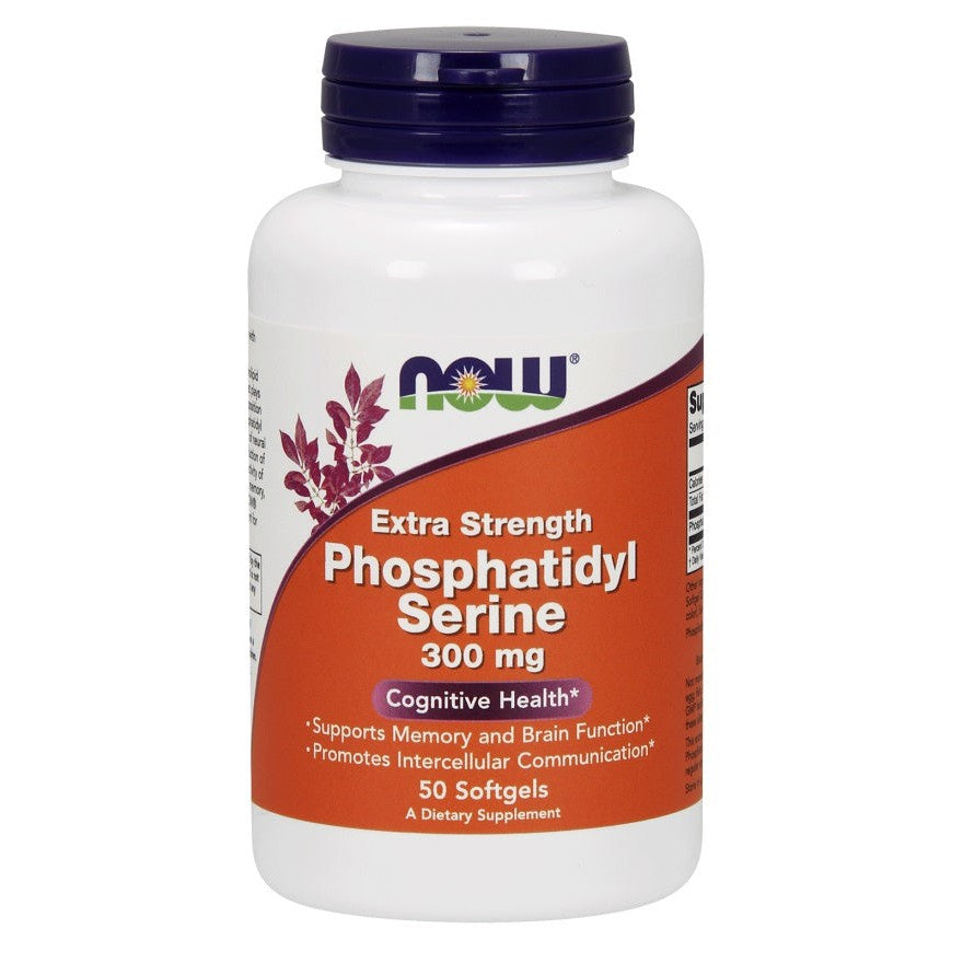 NOW Foods Phosphatidyl Serine, 300mg Extra Strength - 50 softgels