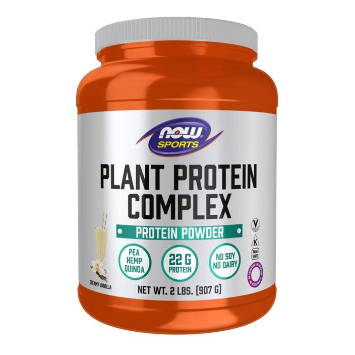 NOW Foods Plant Protein Complex, Creamy Vanilla - 907g