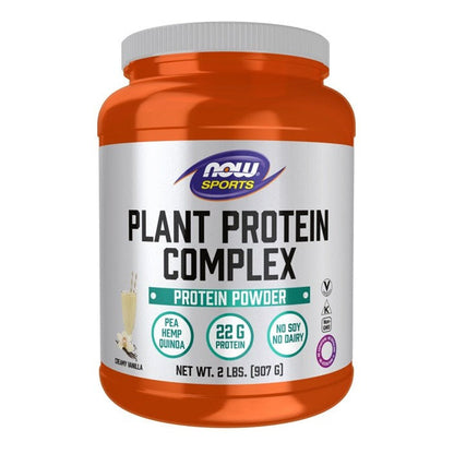 NOW Foods Plant Protein Complex, Creamy Vanilla - 907g