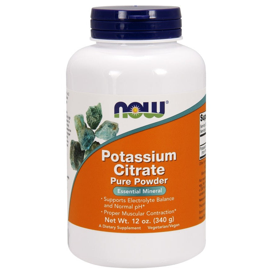 NOW Foods Potassium Citrate, Pure Powder - 340g