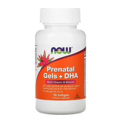 NOW Foods Prenatal Gels + DHA - 90 softgels