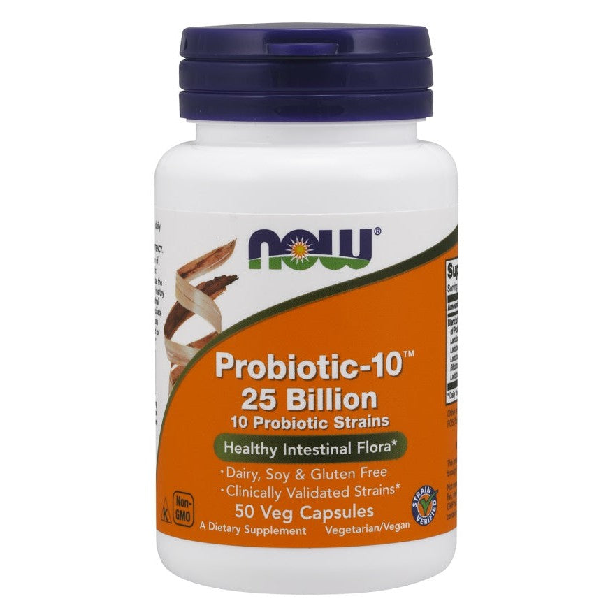 NOW Foods Probiotic-10, 25 Billion - 50 vcaps