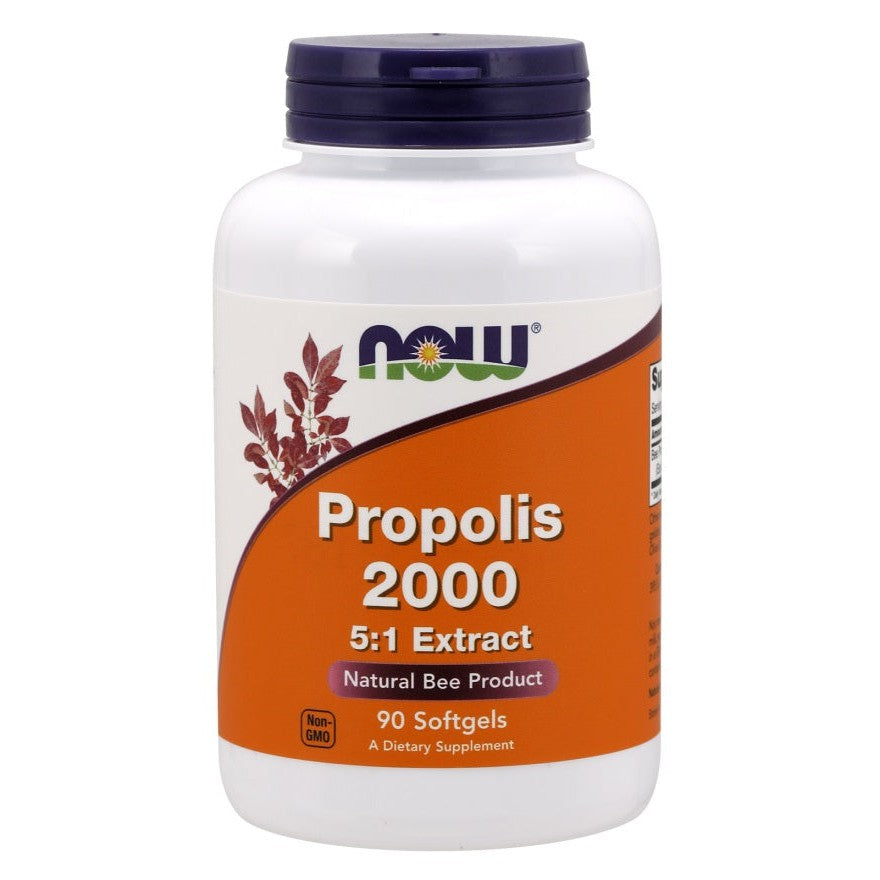 NOW Foods Propolis 2000 5:1 Extract - 90 softgels