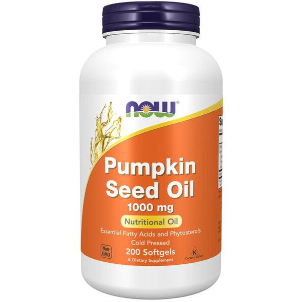 NOW Foods Pumpkin Seed Oil, 1000mg - 200 softgels