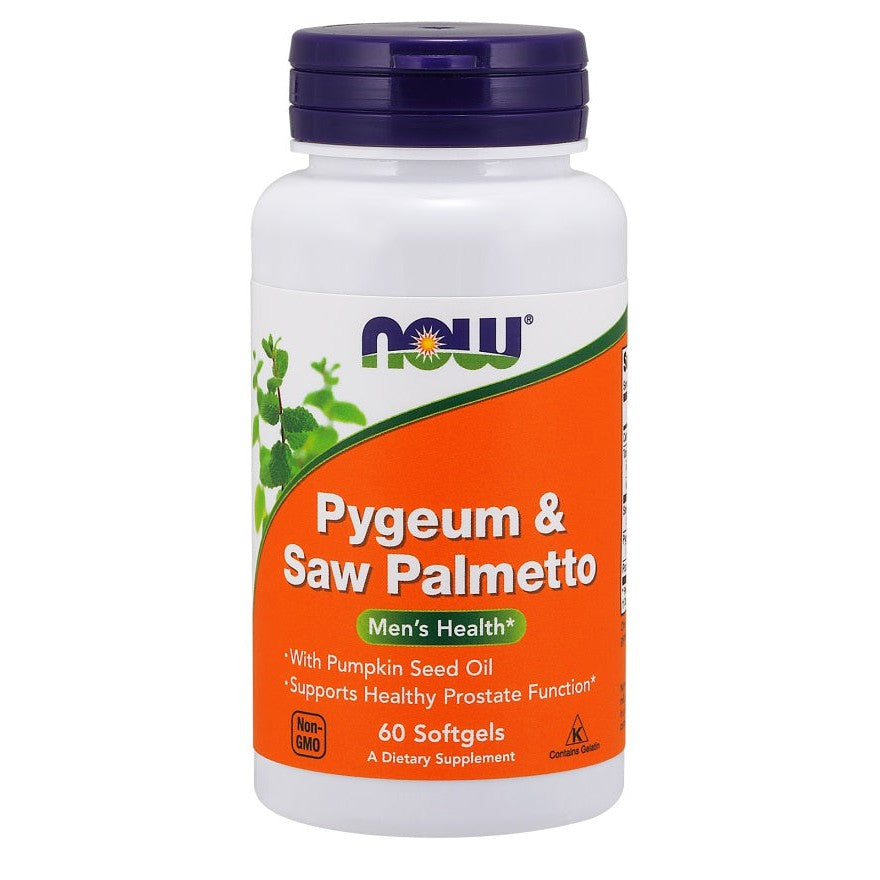 NOW Foods Pygeum & Saw Palmetto - 60 softgels